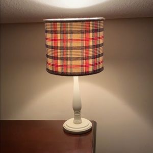 Plaid lamp